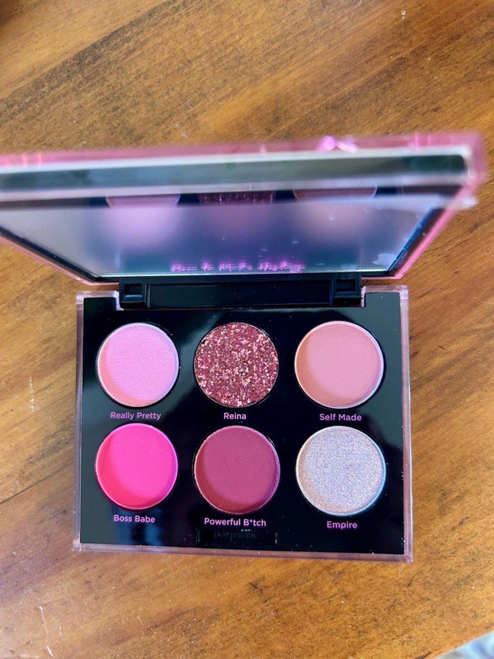 Pink Luxe 6-Color Eyeshadow Palette - Pink Shades